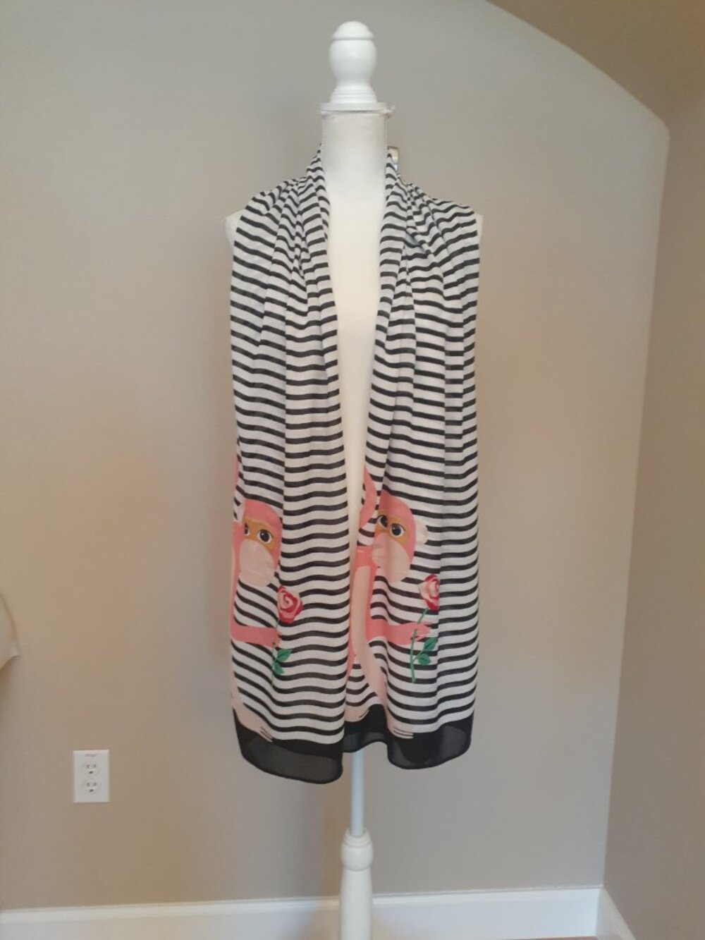Kate Spade Monkey Rose Scarf - Picture 5 of 12
